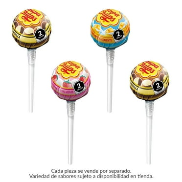 Paleta de caramelo macizo Chupa Chups cremosa fresas con crema 12 g