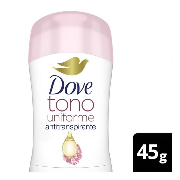 Antitranspirante Dove dermo aclarant skin calming en barra para dama 45 g