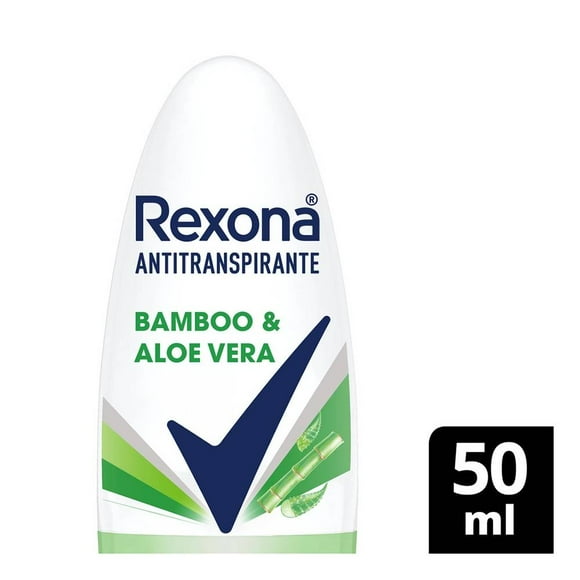 Antitranspirante Rexona Motion Sense stay fresh bamboo & aloe vera en roll on para dama 50 ml