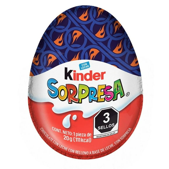 Huevo de chocolate Kinder Sorpresa hot wheels 20 g