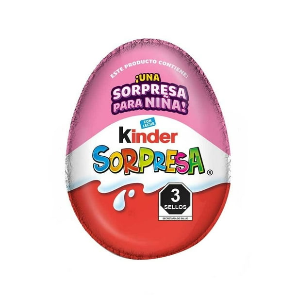 Huevo de chocolate Kinder Sorpresa para niña 20 g