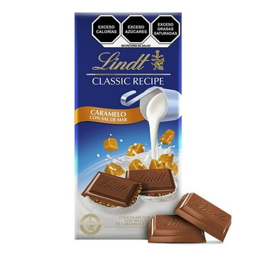 Chocolate Lindt Lindor con trozos de caramelo y sal de mar 125 g