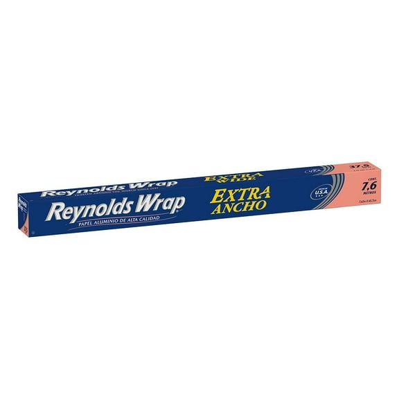 Papel aluminio Reynolds Wrap extra ancho 7.6 m