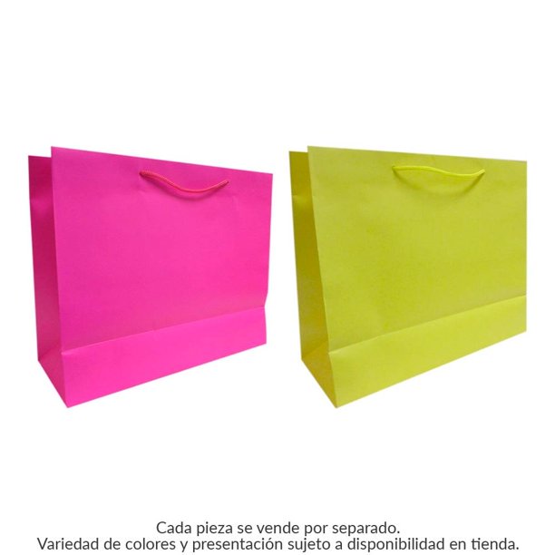 Bolsa de Regalo Dreams Art lisa horizontal neón varios modelos 1 pza