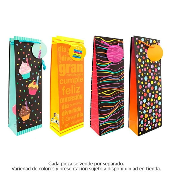 Bolsa de Regalo Dreams Art para Botella varios modelos 1 pza