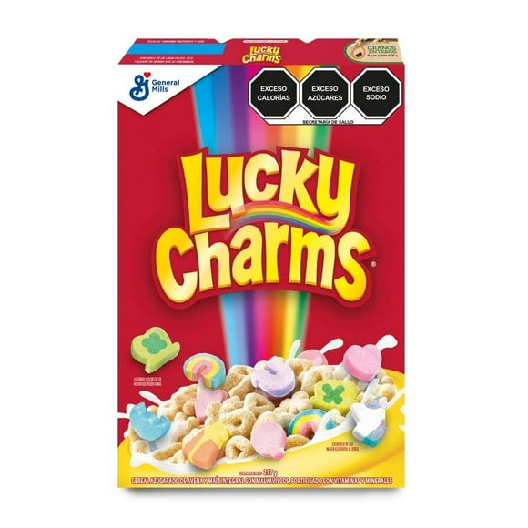 Cereal Lucky Charms de avena con malvaviscos 297 g