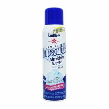 Almidón Faultless fresco aroma original en aerosol 585 ml