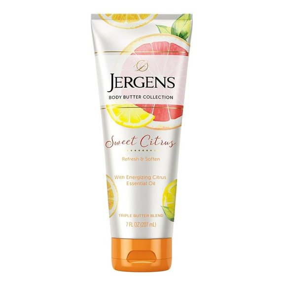 Crema corporal Jergens con aceite esencial de dulces cítricos 207 ml