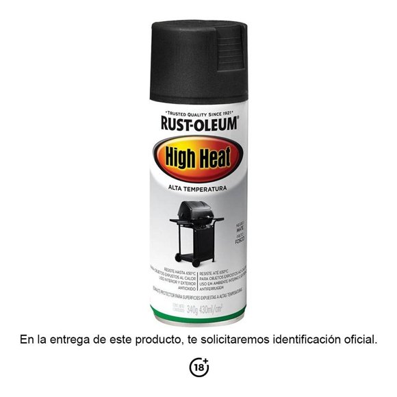 Pintura en erosol High Heat Rust-Oleum Specialty Esmalte Alta Temperatura Mate