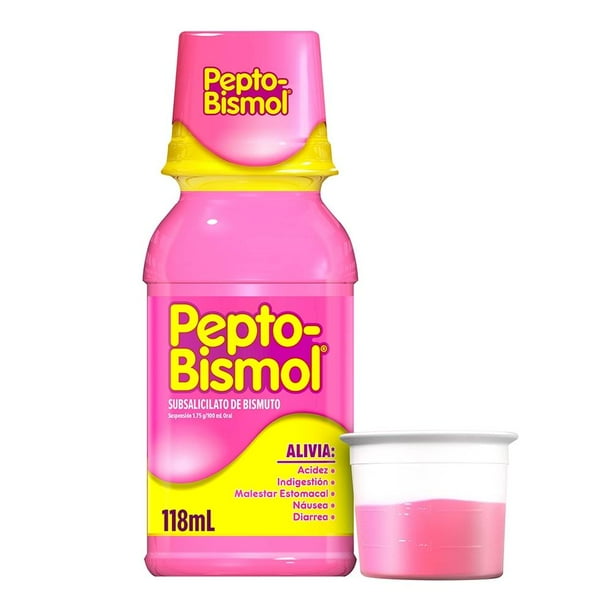 Antiácido Pepto Bismol suspensión sabor original 118 ml