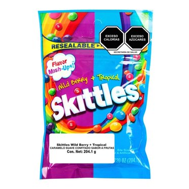 Caramelo suave Skittles confitado moras salvajes y tropicales 204.1 g