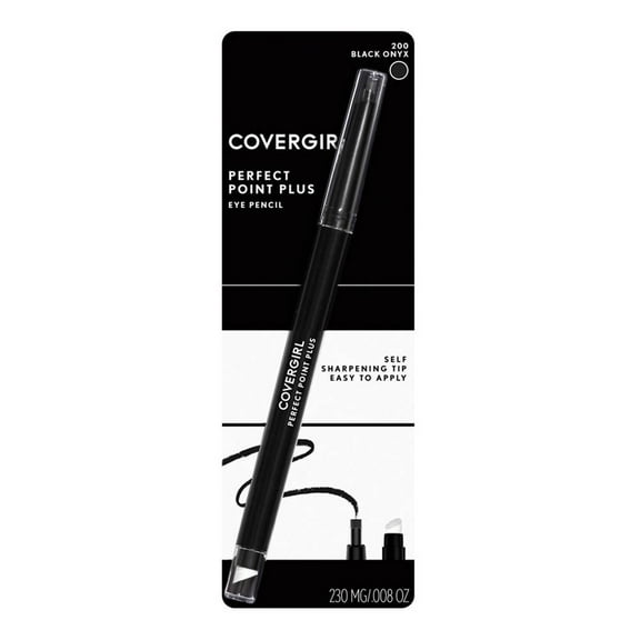 Delineador de ojos Covergirl lápiz perfect point plus 200 black onyx 230 mg