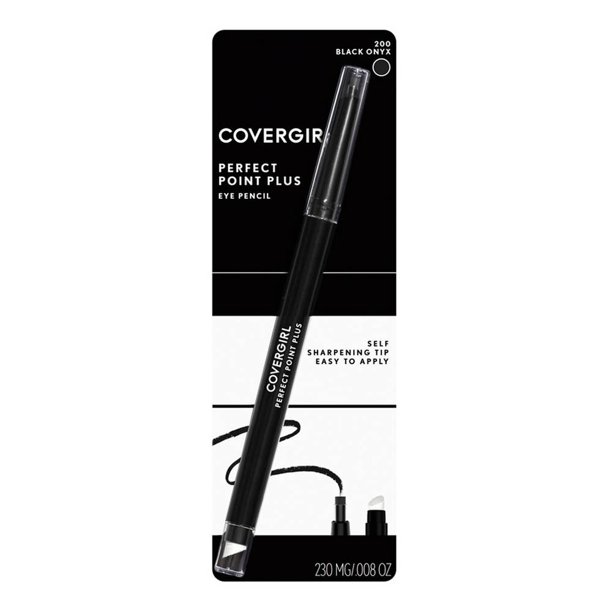 Delineador de ojos Covergirl lápiz perfect point plus 200 black onyx 230 mg