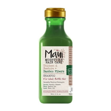 Shampoo Maui Moisture fortalecedor y restaurador con fibra de bambú 385 ml