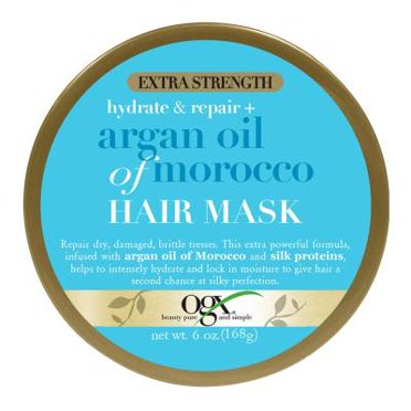 Mascarilla capilar Ogx hydrate & repair + argan oil of morocco 168 g