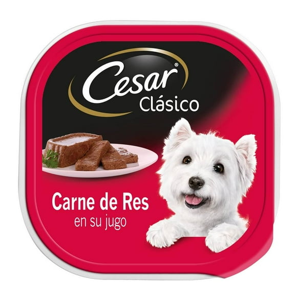 Alimento para Perro César Clásico Carne de Res en su Jugo 100 g