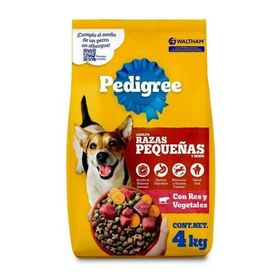 Alimento para Perro Pedigree Adulto con Res y Vegetales 4 kg