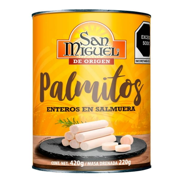 Palmitos San Miguel enteros en salmuera 420 g