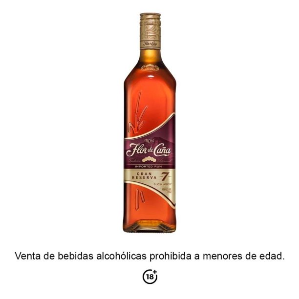 Ron Flor de Caña Gran Reserva 7 Años 750 ml