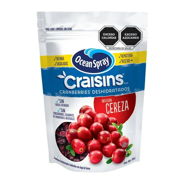 Arándanos deshidratados Ocean Spray Craisins infusión cereza 130 g