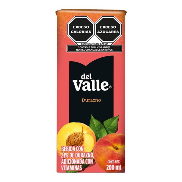 Néctar Del Valle de durazno 200 ml