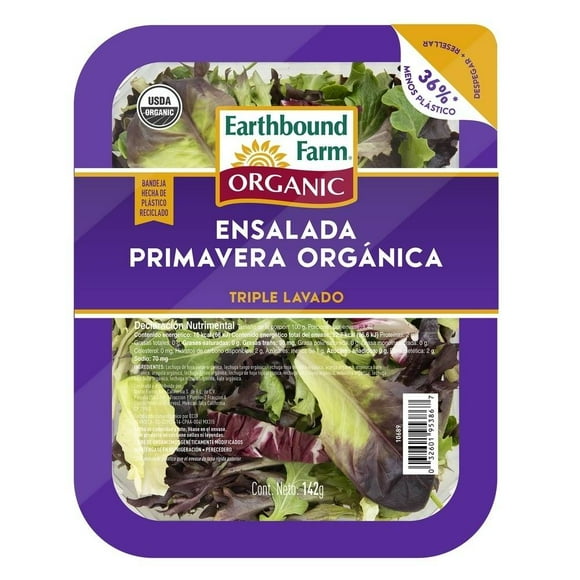 Ensalada primavera Earthbound Farm orgánica 142 g