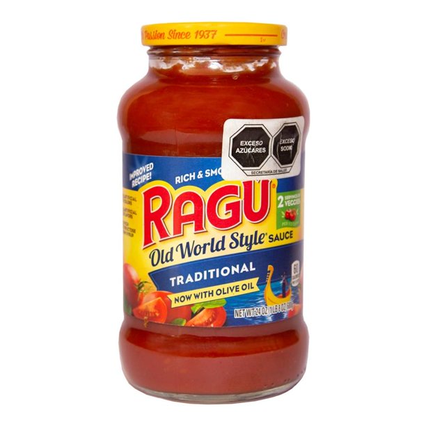 Salsa para pasta Ragú tradicional 680 g