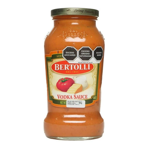 Salsa para pasta Bertolli tomate y vodka 680 g