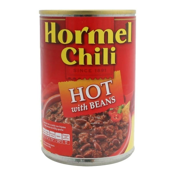 Carne de res y cerdo Hormel Chili picante con frijoles 425 g