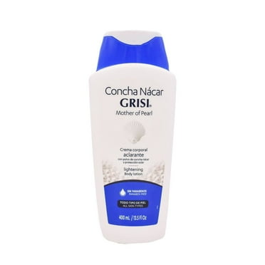 Crema corporal Grisi concha nácar aclarante todo tipo de piel  400 ml