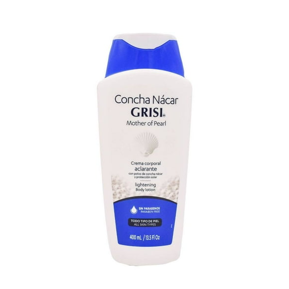 Crema corporal Grisi concha nácar aclarante todo tipo de piel  400 ml