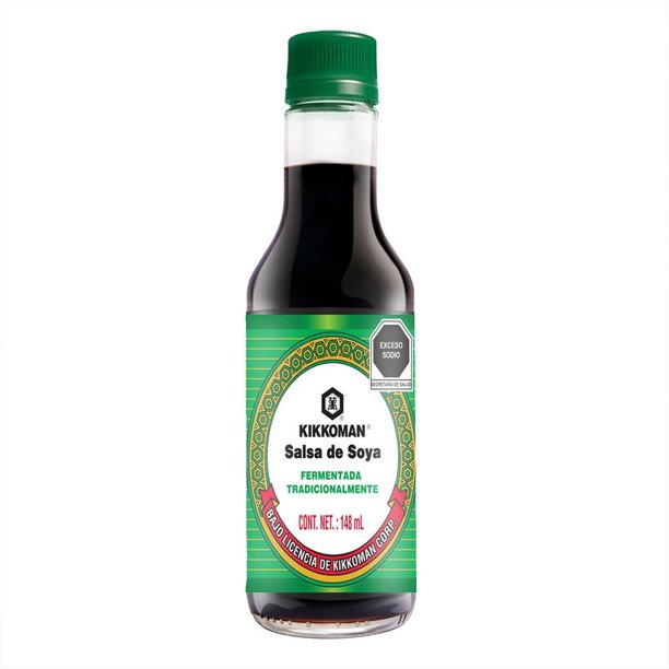 Salsa de soya Kikkoman reducida en sodio 148 ml