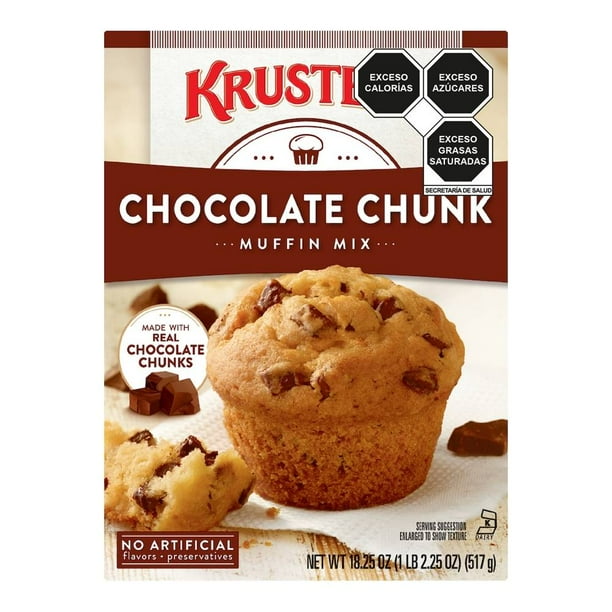 Harina preparada Krusteaz muffin con trozos de chocolate 517 g