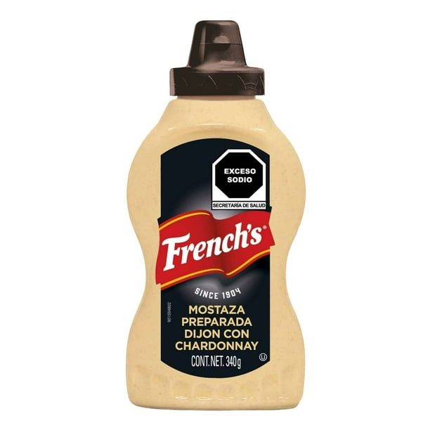 Mostaza Frenchs Dijon con vino blanco 340 g