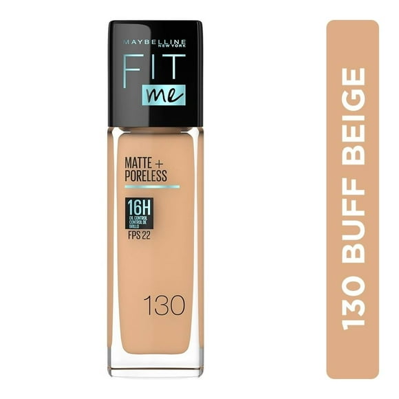 Base de maquillaje Maybelline New York Fit Me! matte + poreless 130 buff beige 30 ml