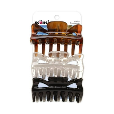 Pinzas para cabello Scünci 3 pzas