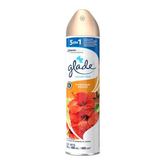 Aromatizante ambiental Glade en aerosol hawaiian breeze 400 ml