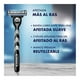 thumbnail image 3 of Cartucho de rastrillo Gillette Mach3 con 3 hojas para rasurar al ras 2 pzas, 3 of 4