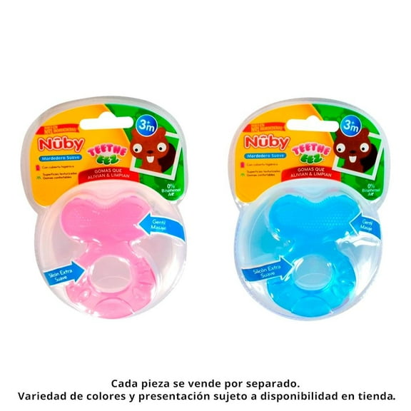 Mordedera Nuby Teethe-eez suave varios colores 1 pza