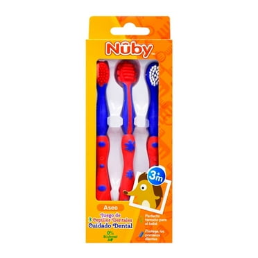 Juego de cepillos Nuby para el cuidado y limpieza oral 3 pzas