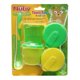 thumbnail image 1 of Recipientes Almacenadores Nuby Travel Time con Cuchara 5 Piezas, 1 of 3