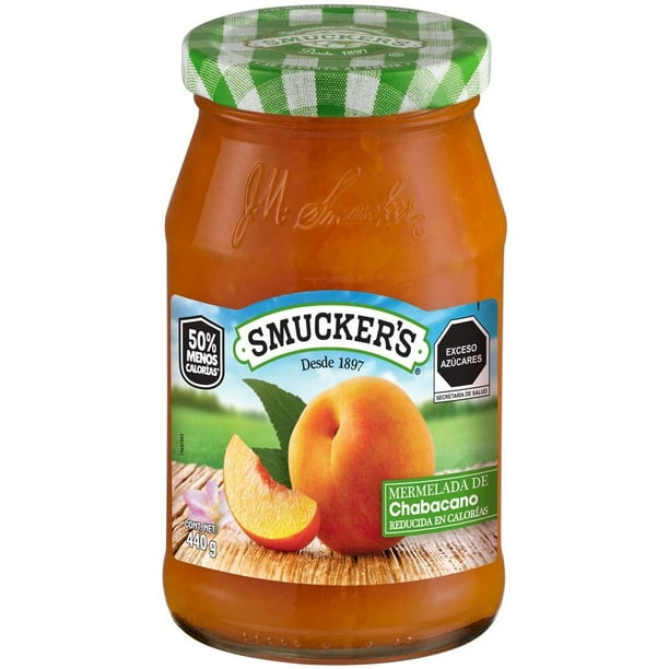 Mermelada de chabacano Smucker's reducida en calorías 440 g