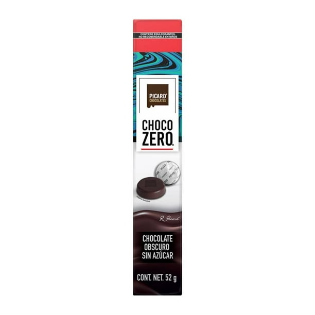 Chocolate Picard Choco Zero amargo sin azúcar 52 g