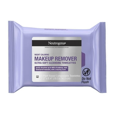 Toallitas desmaquillantes Neutrogena night calming 25 pzas