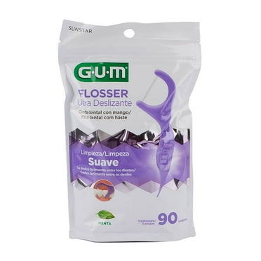 Palillos con hilo dental Gum Flossers 90 pzas