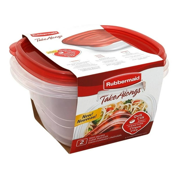 Contenedores Herméticos Rubbermaid Take Alongs 1.2 l 2 Piezas