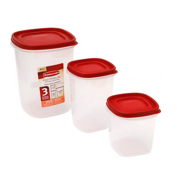 Contenedores Rubbermaid 3 Piezas