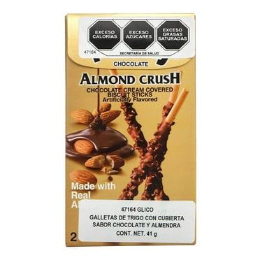 Galletas Pocky con cubierta sabor chocolate y almendra 41 g