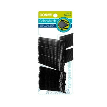 Pasadores para cabello Conair color negro 90 pzas