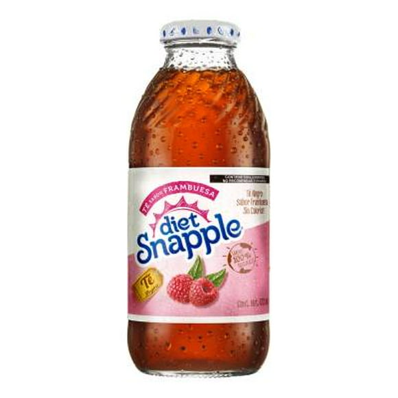 Té negro helado Snapple Diet sabor frambuesa 473 ml